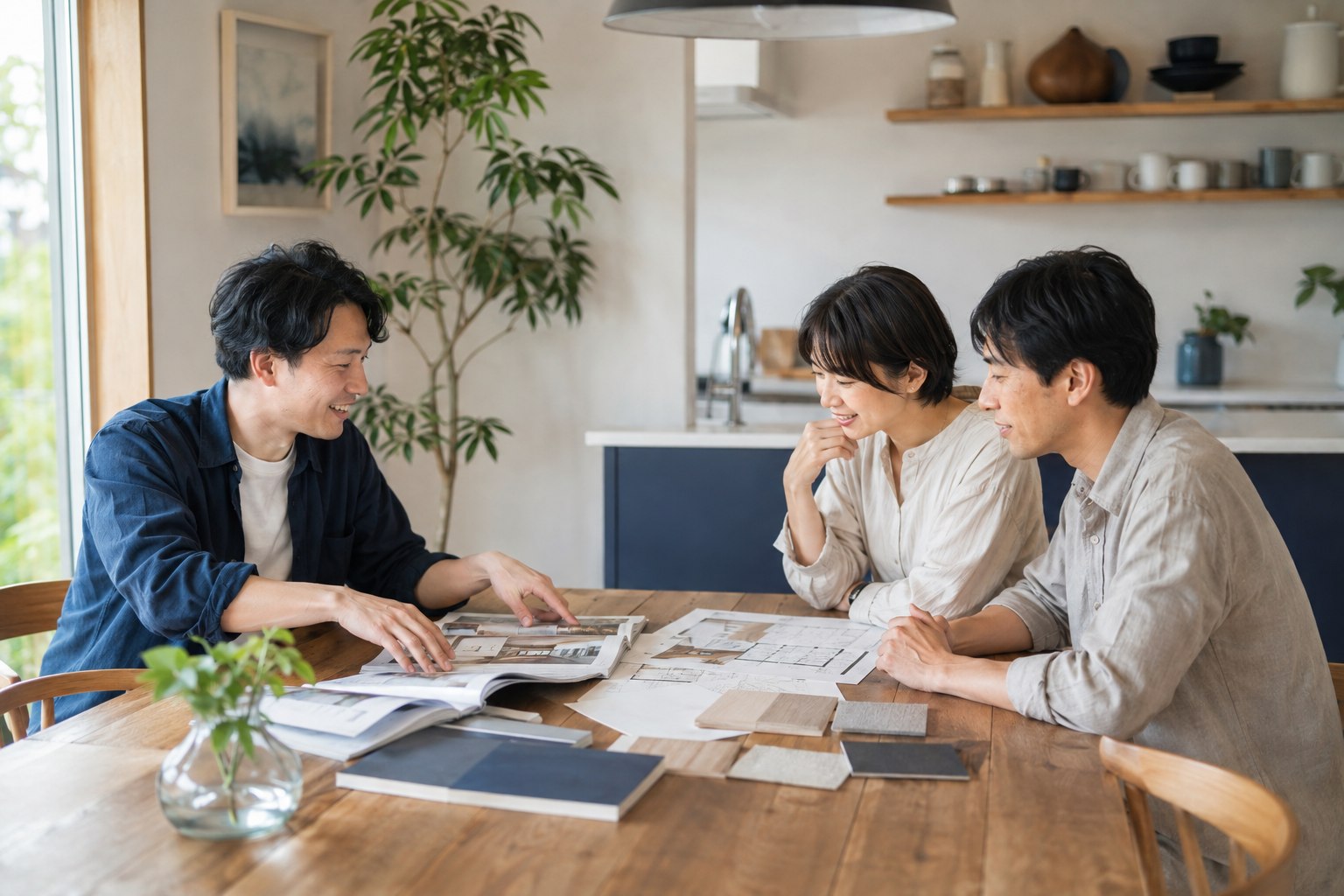 住まいのプランを気軽に相談するイメージ